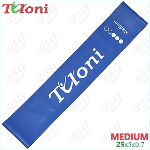 Латексная резина для растяжки Tuloni Medium 0,7mm Blau T1414